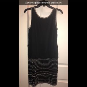New Adrianna papell beaded cocktail dress